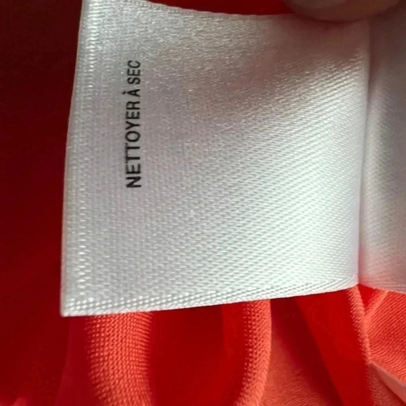 Kasper Orange A-Line Asymmetrical Dress Size 10 - Picture 14 of 15